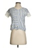 sita murt Stripes Blue Short Sleeve Blouse Size EU 36 / US 6 - photo 1