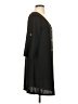 Unbranded Solid Black Casual Dress Size S - photo 4