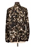 ALLSAINTS 100% Polyester Animal Print Gold Long Sleeve Blouse Size 10 - photo 2