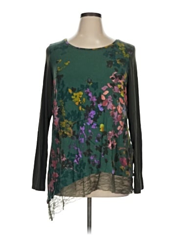 LOGO by Lori Goldstein Long Sleeve Blouse (view 1)