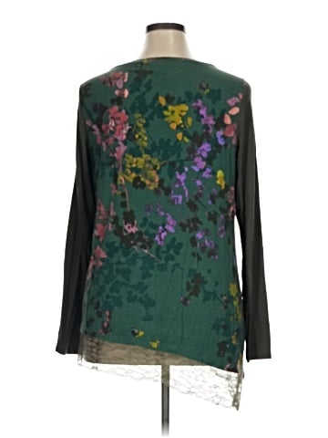 LOGO by Lori Goldstein Long Sleeve Blouse (view 2)
