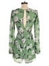 Miami 100% Polyester Floral Green Romper Size XXS - photo 2