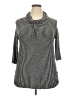 Coin 1804 Gray 3/4 Sleeve Top Size 2X - photo 1