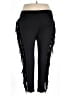 Unbranded 100% Polyester Solid Black Active Pants Size 3X - photo 2