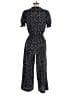 Max Studio Polka Dots Black Blue Jumpsuit Size XS - photo 2