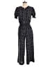 Max Studio Polka Dots Black Blue Jumpsuit Size XS - photo 1