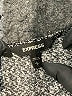 Express 100% Polyester Chevron-herringbone Gray Jumpsuit Size L - photo 4
