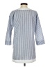 Duffield Lane Blue 3/4 Sleeve Blouse Size S - photo 2