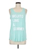 Grayson Threads Teal Sleeveless T-Shirt Size M - photo 1