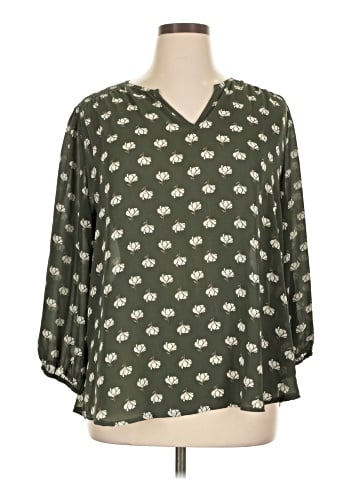 Fun2Fun 3/4 Sleeve Blouse (view 1)