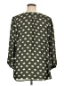 Fun2Fun 100% Polyester Green 3/4 Sleeve Blouse Size 1X - photo 2