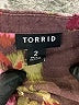 Torrid Floral Brown 3/4 Sleeve Blouse Size 2X Plus (2) - photo 7