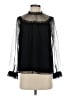 J. by J.Crew 100% Polyester Black Long Sleeve Blouse Size XS - photo 1