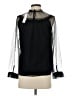 J. by J.Crew 100% Polyester Black Long Sleeve Blouse Size XS - photo 2