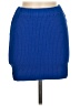 Unbranded Solid Blue Casual Skirt Size M - photo 1