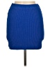 Unbranded Solid Blue Casual Skirt Size M - photo 2