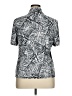 Coral Bay Print Gray Short Sleeve Blouse Size XL (petite) - photo 2