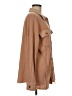 Illa Illa Houndstooth Brown Long Sleeve Button-Down Shirt Size M - photo 4