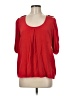 Armani Exchange 100% Silk Red Blouse Size M - photo 1
