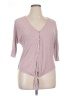 Green Envelope Pink Short Sleeve Turtleneck Size XL - photo 2