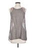 Unbranded 100% Polyester Silver Sleeveless Blouse Size XS - photo 1