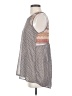 Unbranded 100% Polyester Silver Sleeveless Blouse Size XS - photo 5