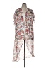 Boutique + 100% Polyester Silver Kimono Size 0X - 1X Plus - photo 1