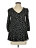 Maeve 100% Rayon Black 3/4 Sleeve Blouse Size XS - photo 1