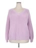 Lands' End 100% Cotton Purple Pullover Sweater Size 2X - photo 1