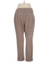 Adrienne Vittadini Houndstooth Brown Casual Pants Size XL - photo 2