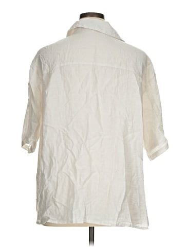 Cider 3/4 Sleeve Button-Down Shirt (view 2)