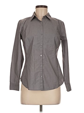 Worthington Long Sleeve Button-Down Shirt (view 1)