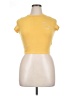Fashion Nova Yellow Short Sleeve Turtleneck Size XL - photo 1