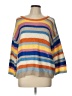 Weekend Max Mara Color Block Yellow Orange Pullover Sweater Size L (estimated) - photo 1