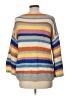 Weekend Max Mara Color Block Yellow Orange Pullover Sweater Size L (estimated) - photo 2