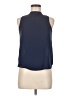Ambiance 100% Polyester Blue Sleeveless Blouse Size M - photo 1