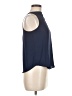Ambiance 100% Polyester Blue Sleeveless Blouse Size M - photo 4