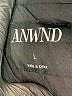 ANWND 100% Nylon Solid Black Snow Jacket Size L - photo 6