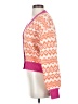 On 34th 100% Polyester Argyle Aztec Or Tribal Print Multi Color Pink Cardigan Size XS - photo 5