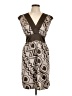Mossimo Graphic Brown Cocktail Dress Size L - photo 1
