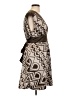 Mossimo Graphic Brown Cocktail Dress Size L - photo 4