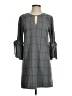 Waverly Grey Plaid Gray Casual Dress Size S - photo 1