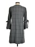 Waverly Grey Plaid Gray Casual Dress Size S - photo 2
