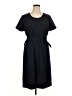 Brass Solid Black Casual Dress Size XL - photo 1