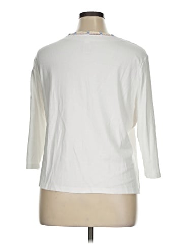 Draper's & Damon's 3/4 Sleeve Top (view 2)