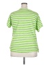 Splash Stripes Green Short Sleeve T-Shirt Size 2X - photo 2