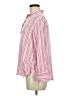 Torrid Stripes Pink Long Sleeve Polo Size Med Plus (00) - photo 5