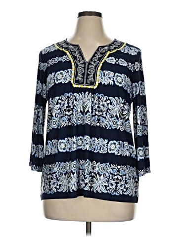 Ruby Rd. 3/4 Sleeve Blouse (view 1)