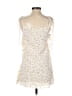 Et Clet 100% Polyester Floral Ivory Casual Dress Size S - photo 2