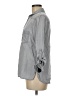 Zara Basic Stripes Gray 3/4 Sleeve Button-Down Shirt Size M - photo 5